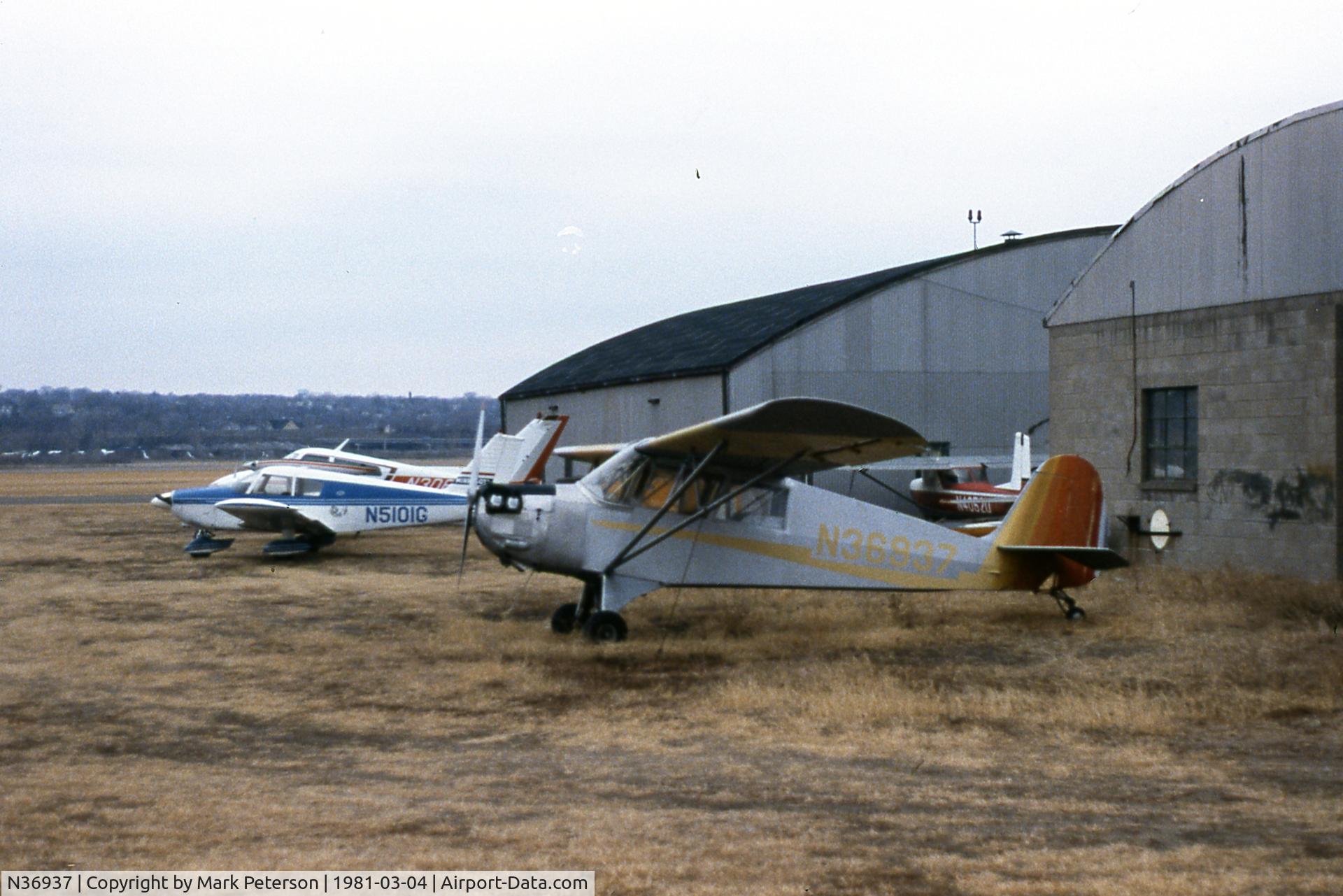 N36937, Aeronca 65-TAC C/N L2441TA, At Downtown St. Paul airport