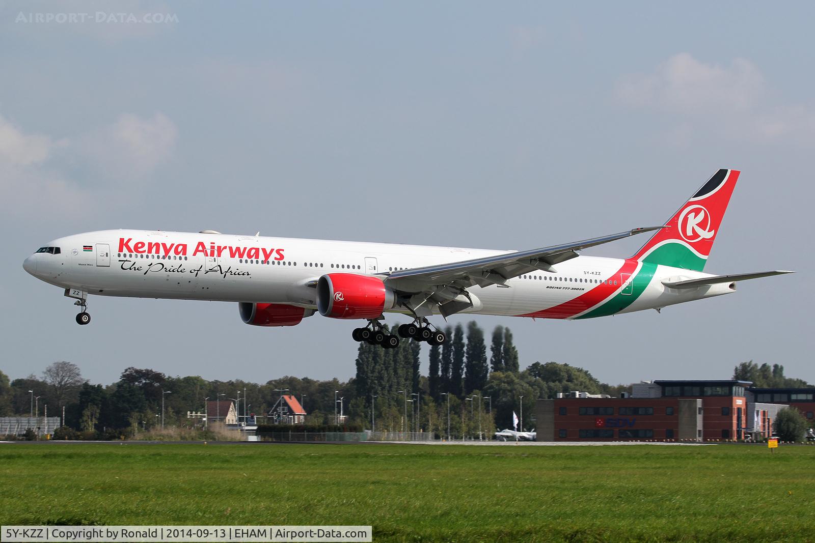 5Y-KZZ, 2013 Boeing 777-36N/ER C/N 41818, at spl