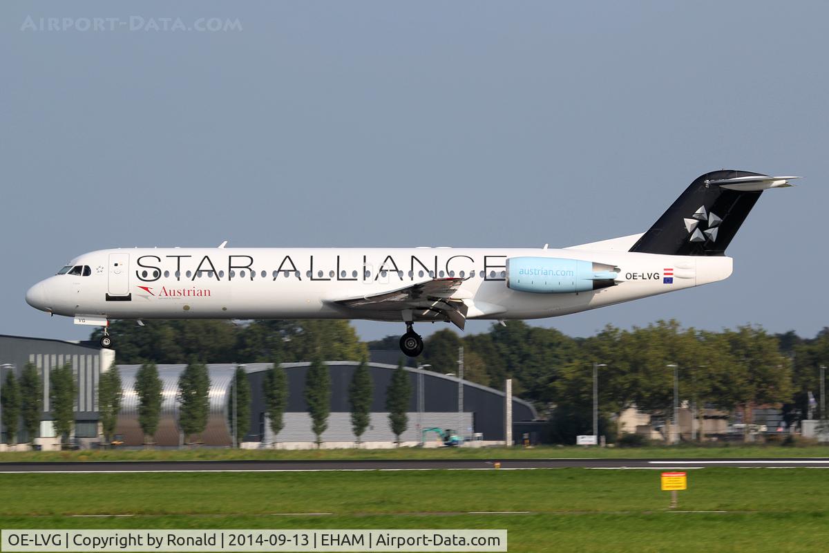 OE-LVG, 1994 Fokker 100 (F-28-0100) C/N 11520, at spl