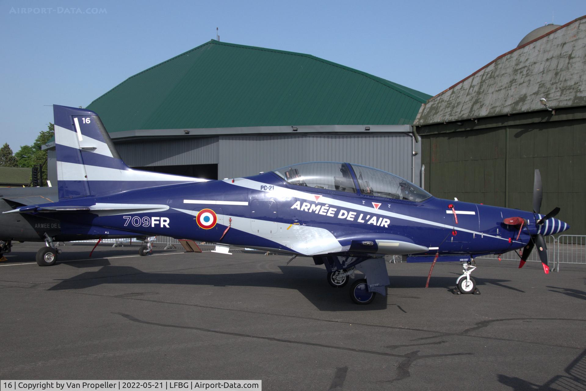 16, 2018 Pilatus PC-21 C/N 308, Pilatus PC-21 of the French Air Force at BA709 Cognac - Châteaubernard Air Base, France, 21 may 2022