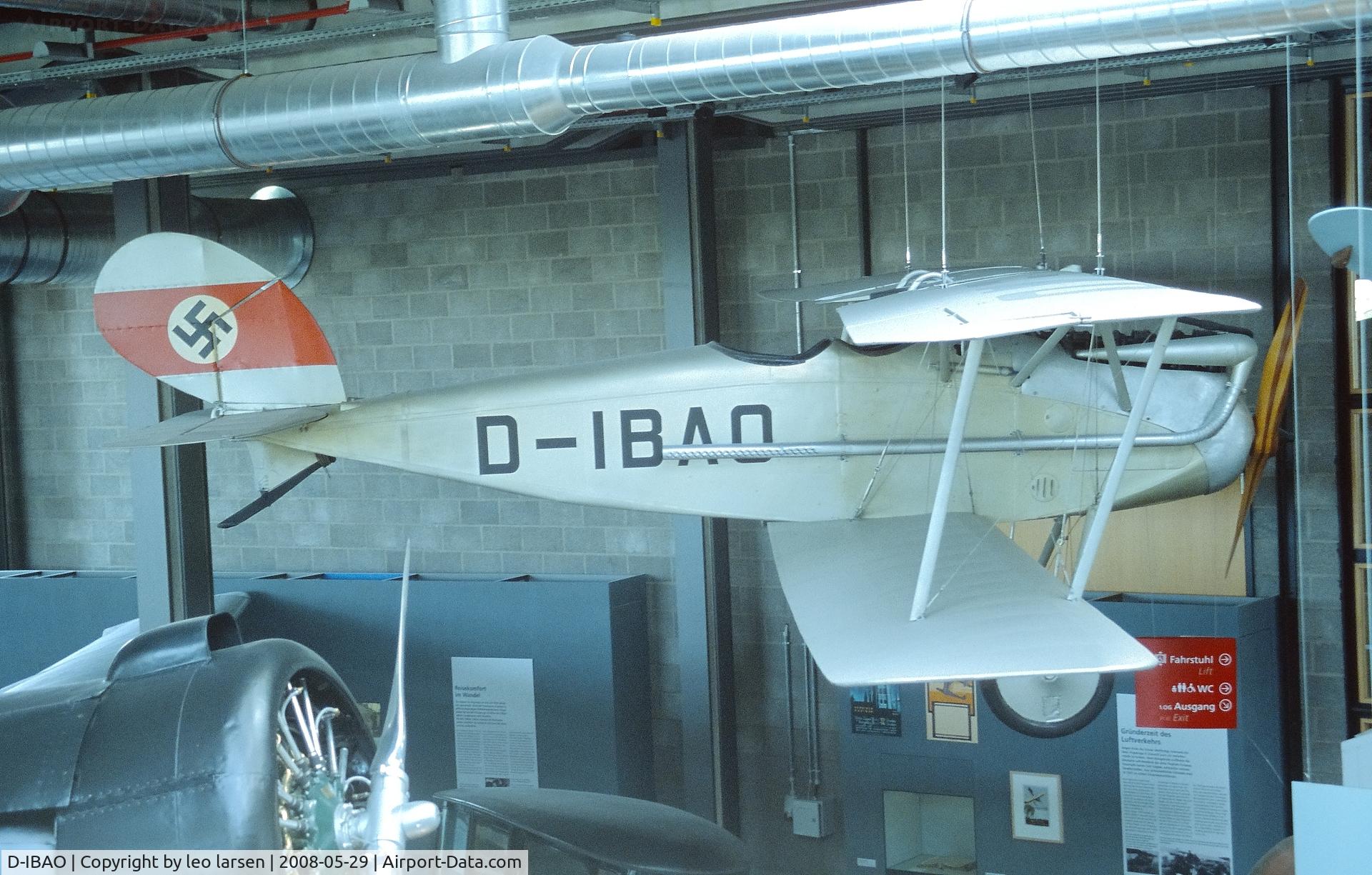 D-IBAO, Halberstadt CL.IV C/N 4205, Berlin Teknik museum 29.5.2008