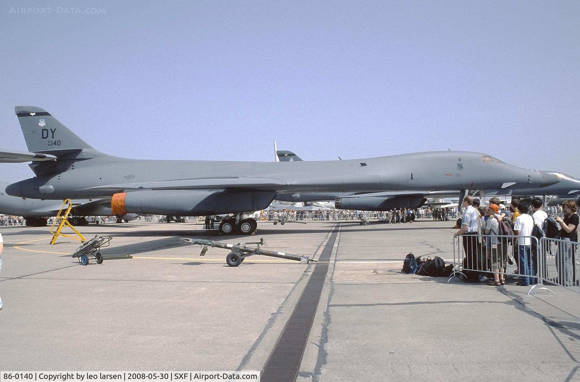 86-0140, 1986 Rockwell B-1B Lancer C/N 100, Berlin Air Show 30.5.2008