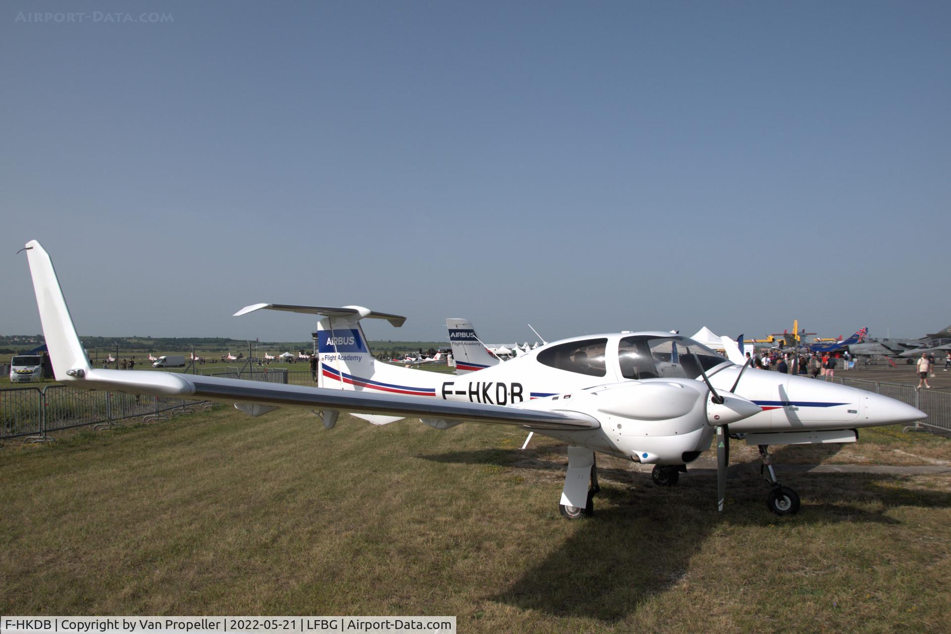 F-HKDB, Diamond DA42 NG Twin Star Twin Star C/N 42.N401, Diamond DA42 NG Twin Star of Airbus Flight Academy Europe at BA709 Cognac - Châteaubernard Air Base, France, 21 may 2022
