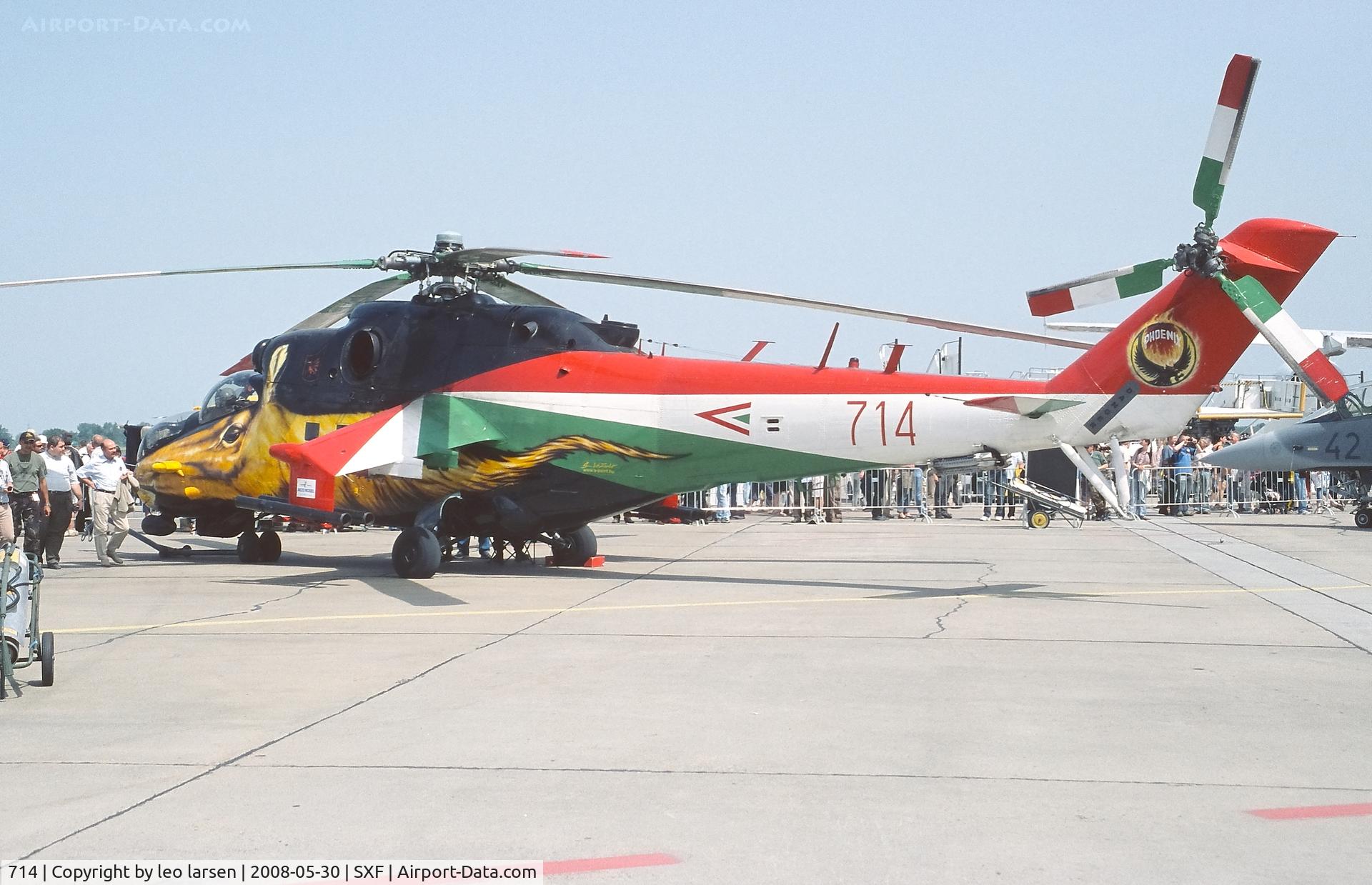 714, 1985 Mil Mi-24V Hind E C/N K220714, Berlin Air Show 30.5.2008