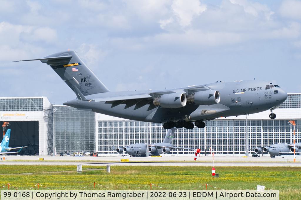 99-0168, 1999 Boeing C-17A Globemaster III C/N 50072/P-68, USA - Air Force Boeing C-17A Globemaster III