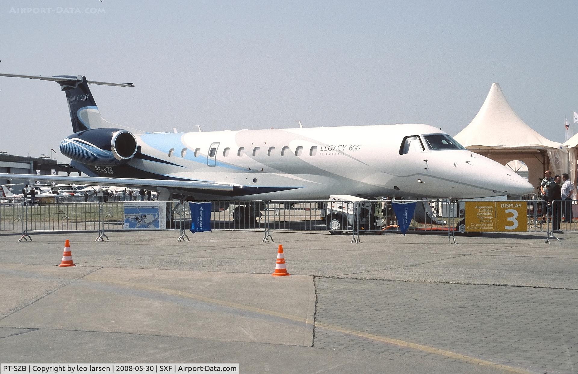PT-SZB, 2008 Embraer EMB-135BJ Legacy 600 C/N 14501029, Berlin ILA 30.5.2008