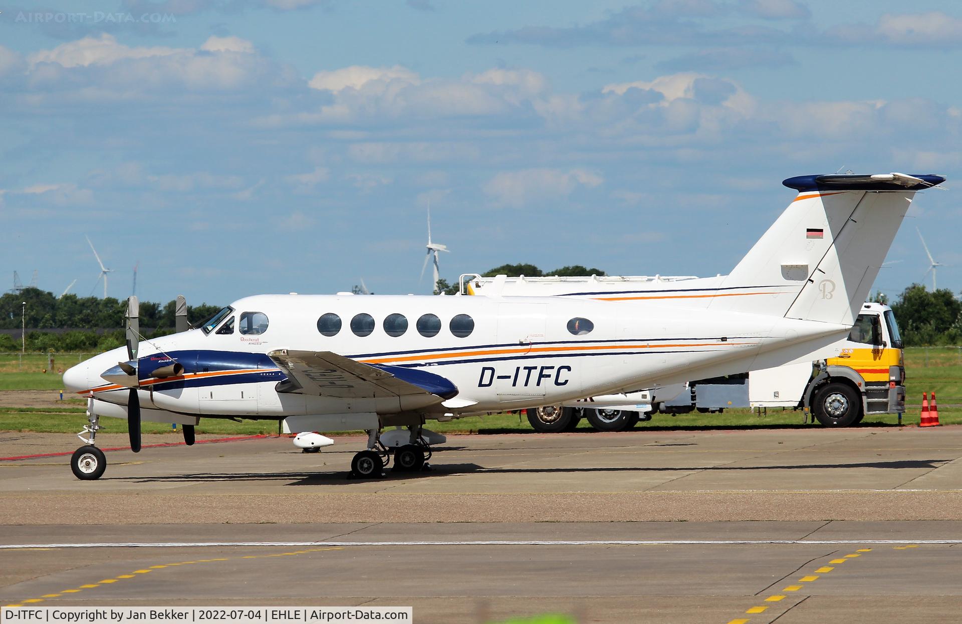 D-ITFC, 2007 Raytheon B200 King Air C/N BB-1973, Lelystad Airport
