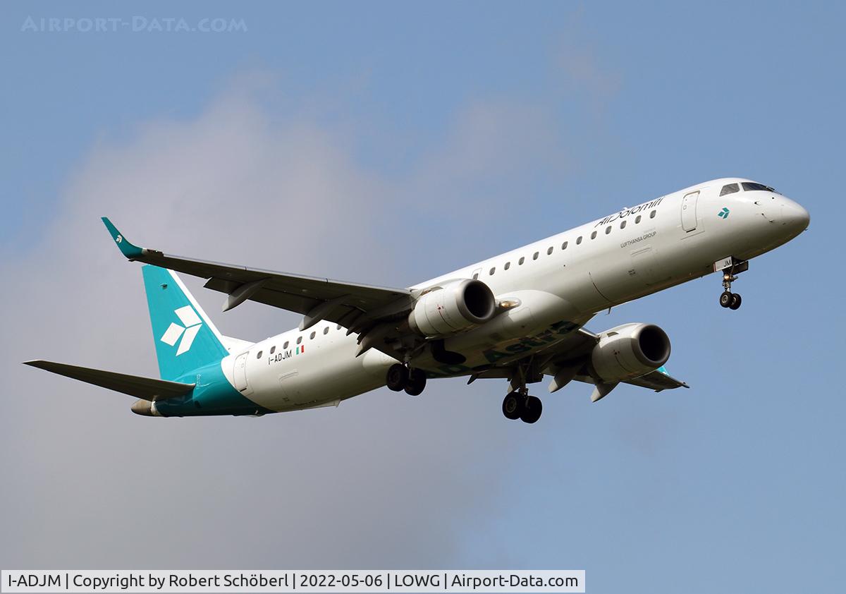 I-ADJM, 2009 Embraer 195LR (ERJ-190-200LR) C/N 19000258, I-ADJM @ LOWG 2022