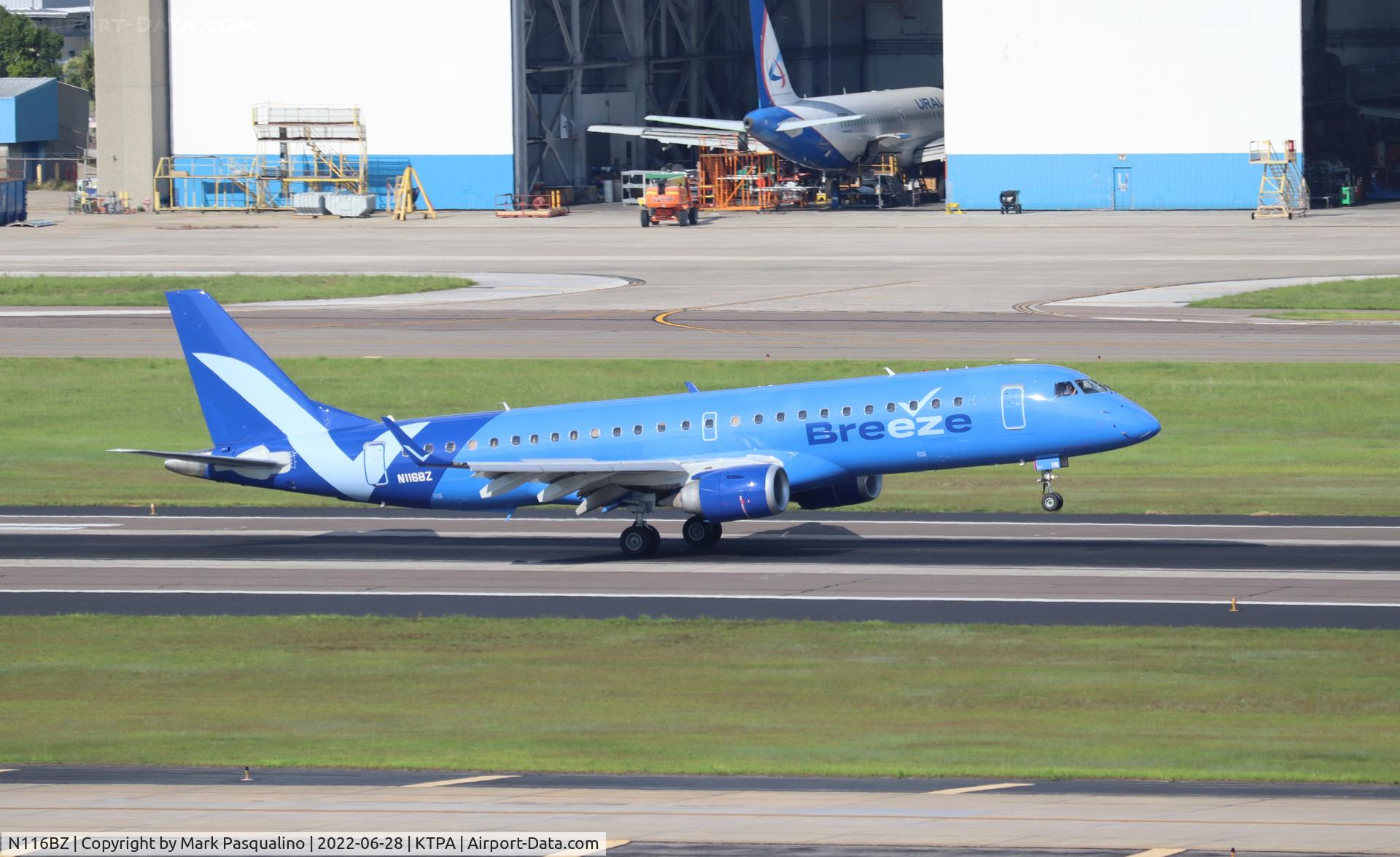 N116BZ, 2007 Embraer 190AR (ERJ-190-100IGW) C/N 19000101, ERJ-190-100IGW