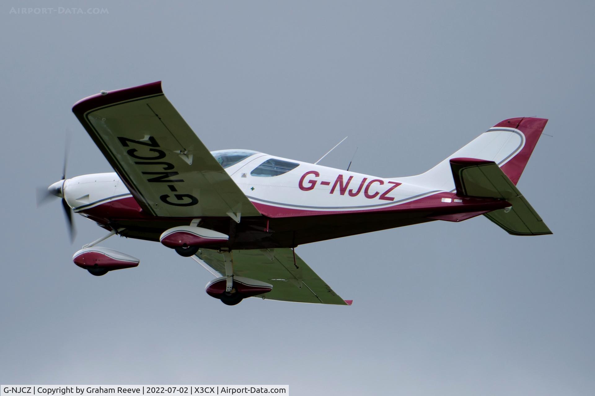 G-NJCZ, 2010 SportCruiser (PiperSport) Piper Sport C/N P1001087, Departing from Northrepps.