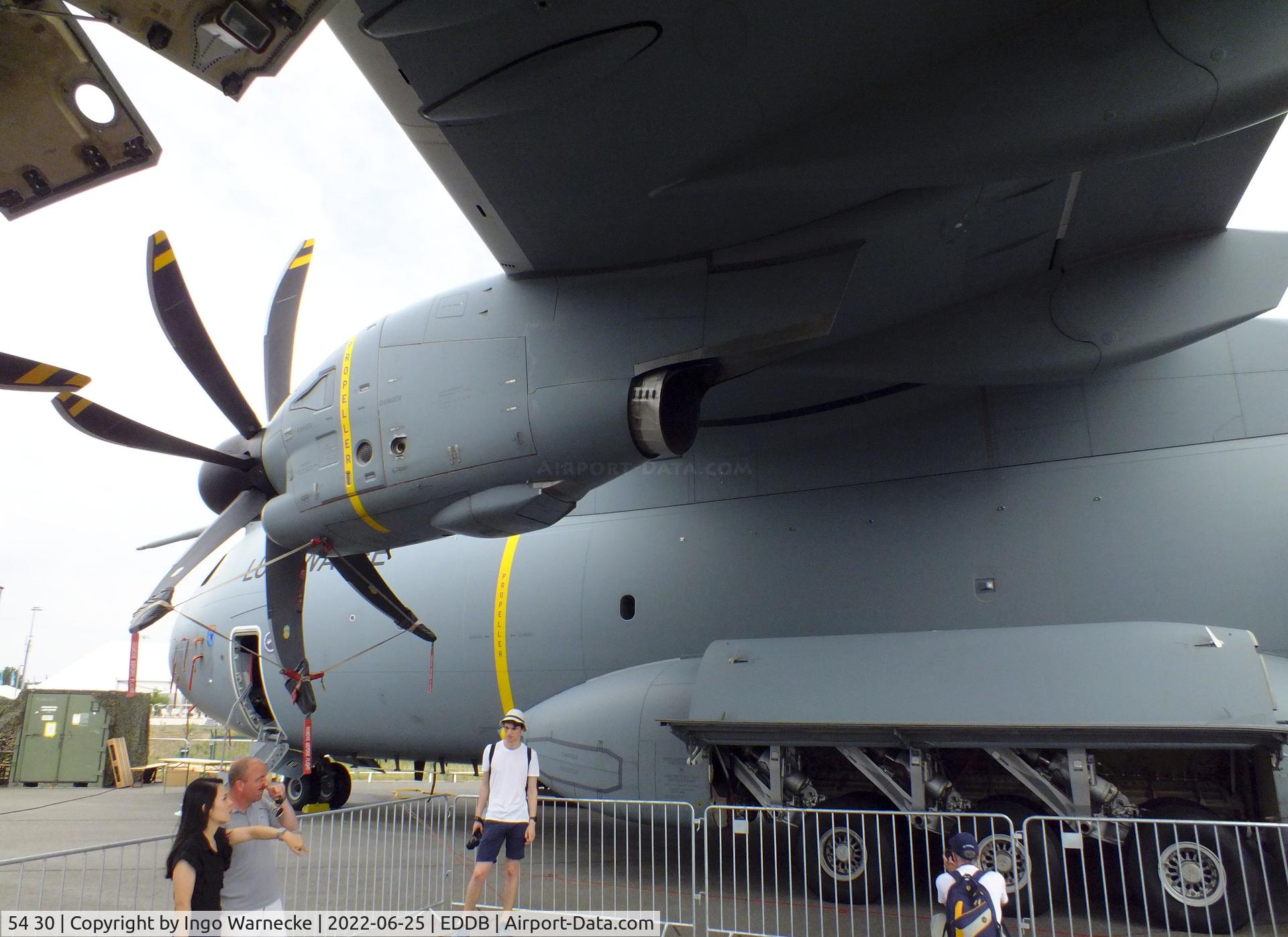 54 30, 2019 Airbus A400M Atlas C/N A4M091, Airbus A400M Atlas of the Luftwaffe (german air force) at ILA 2022, Berlin
