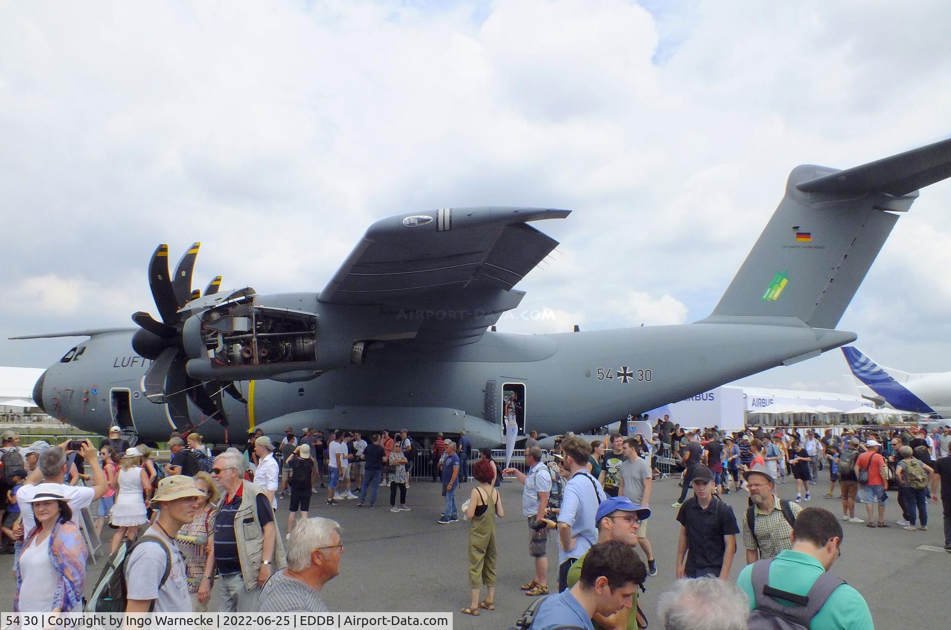 54 30, 2019 Airbus A400M Atlas C/N A4M091, Airbus A400M Atlas of the Luftwaffe (german air force) at ILA 2022, Berlin