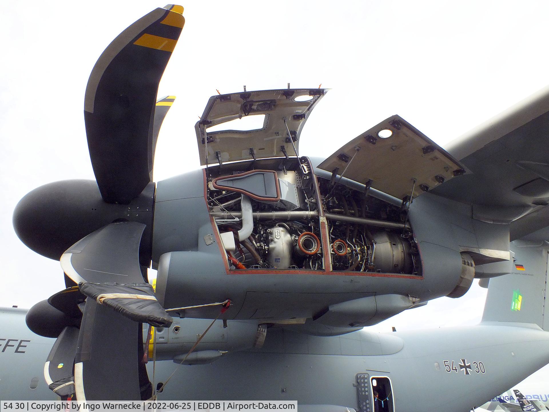 54 30, 2019 Airbus A400M Atlas C/N A4M091, Airbus A400M Atlas of the Luftwaffe (german air force) at ILA 2022, Berlin