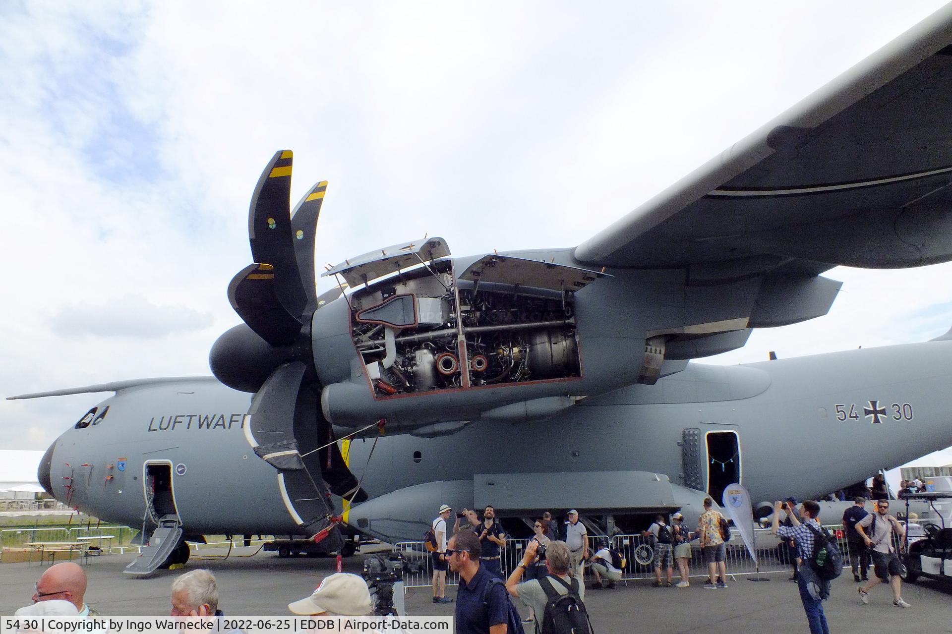 54 30, 2019 Airbus A400M Atlas C/N A4M091, Airbus A400M Atlas of the Luftwaffe (german air force) at ILA 2022, Berlin