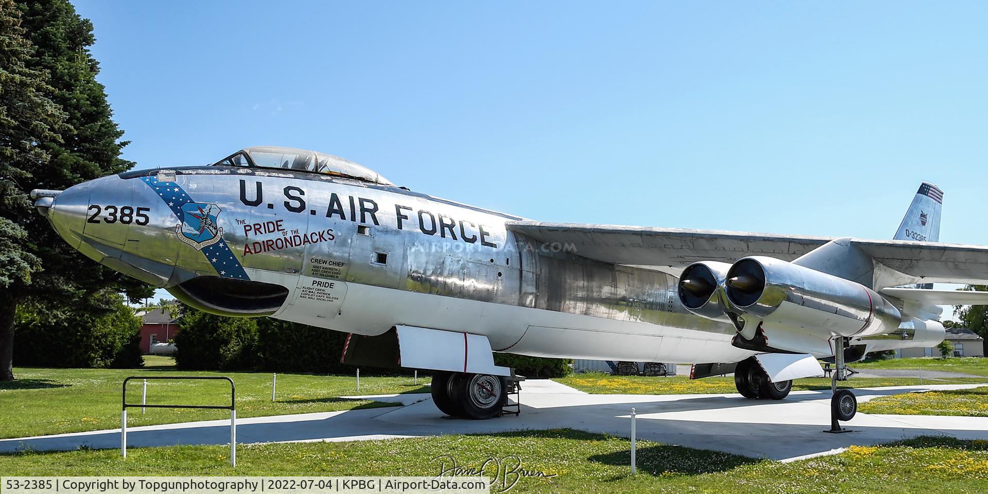 53-2385, 1953 Boeing B-47E Stratojet C/N 4501198, Clyde Park, former Plattsburgh AFB