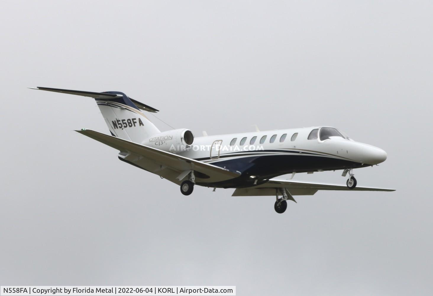 N558FA, 2018 Cessna 525B CitationJet CJ3 C/N 525B0558, Special Olympics 2022