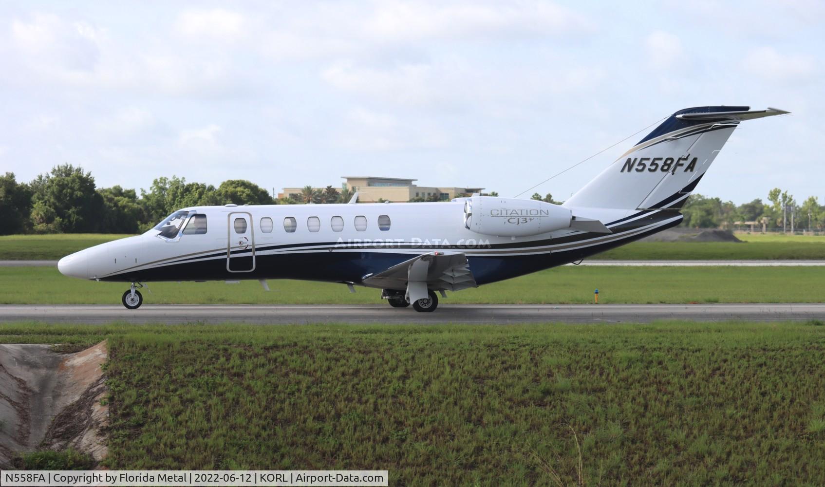 N558FA, 2018 Cessna 525B CitationJet CJ3 C/N 525B0558, Special Olympics 2022