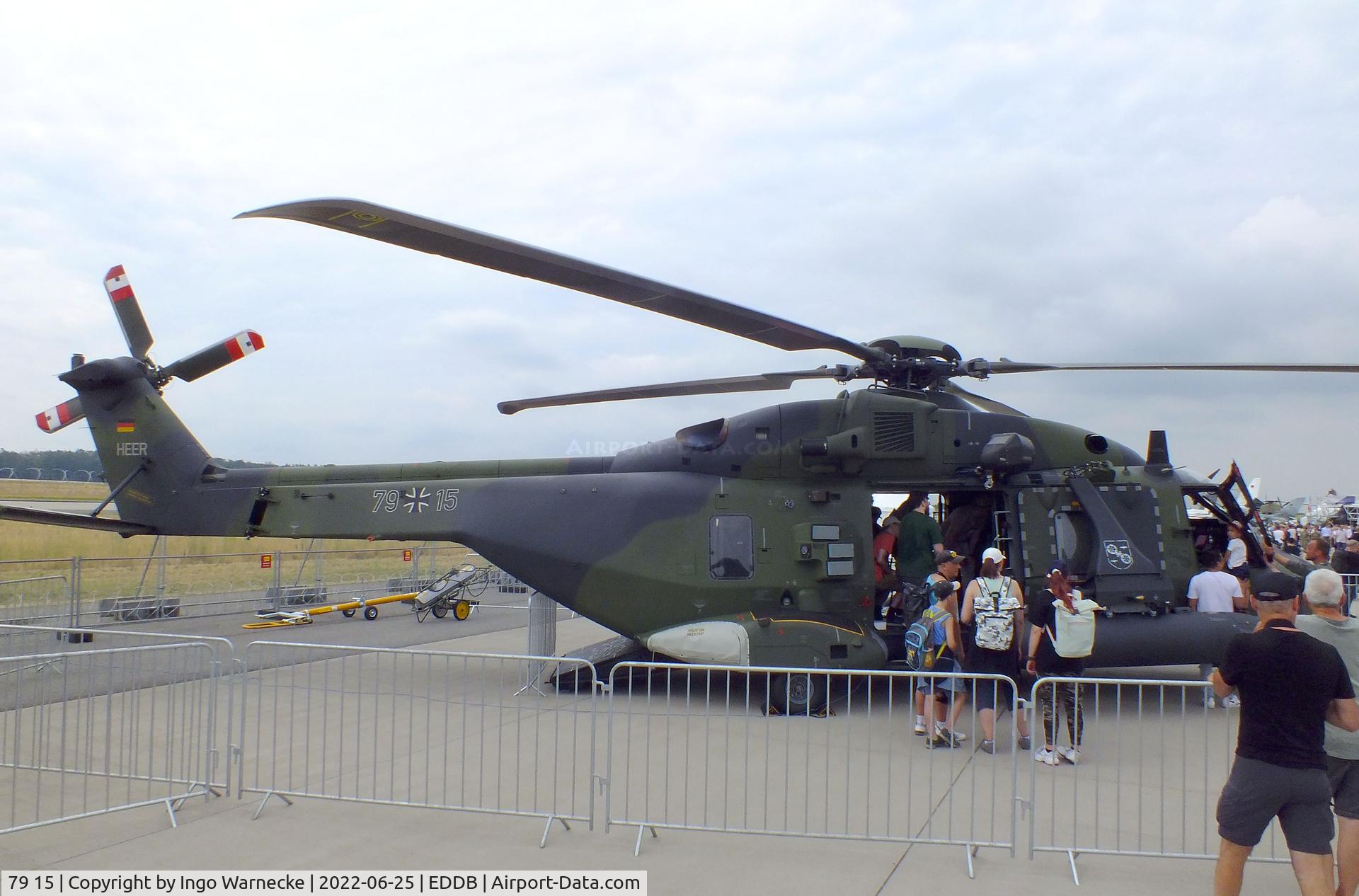 79 15, NHI NH-90 TTH Caiman C/N GEAF22, NHI NH90 TTH of the Heeresflieger (german army) at ILA 2022, Berlin