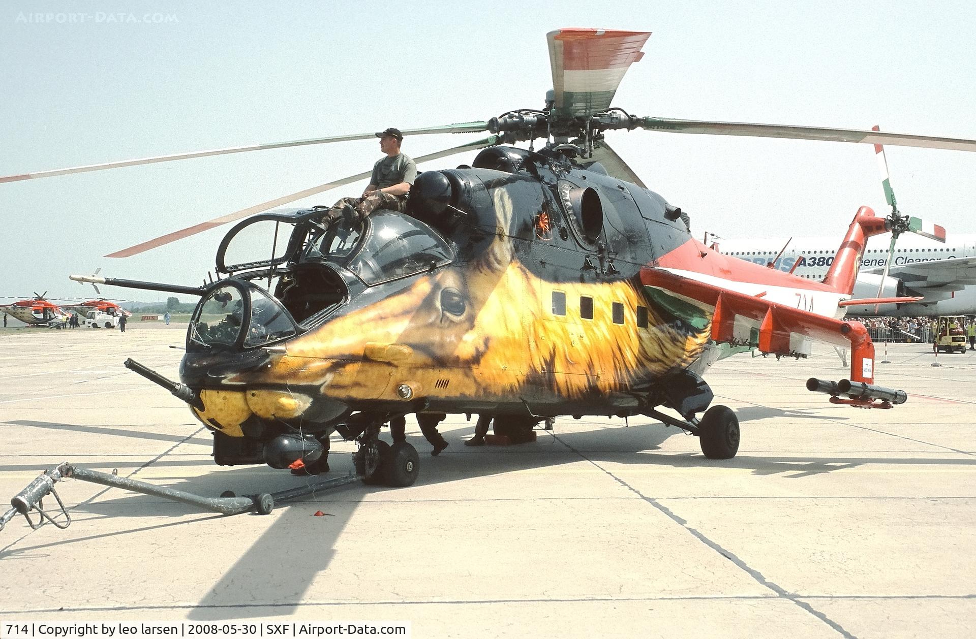 714, 1985 Mil Mi-24V Hind E C/N K220714, Berlin ILA 30.5.2008