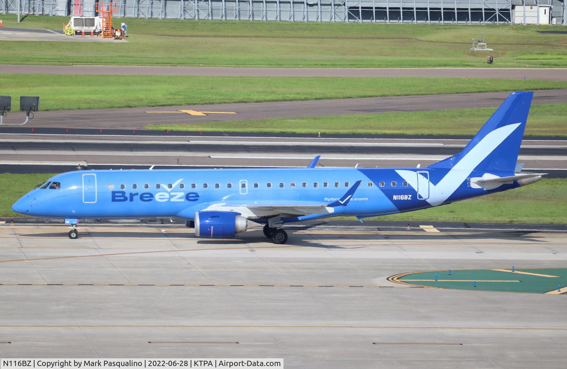 N116BZ, 2007 Embraer 190AR (ERJ-190-100IGW) C/N 19000101, ERJ-190-100IGW