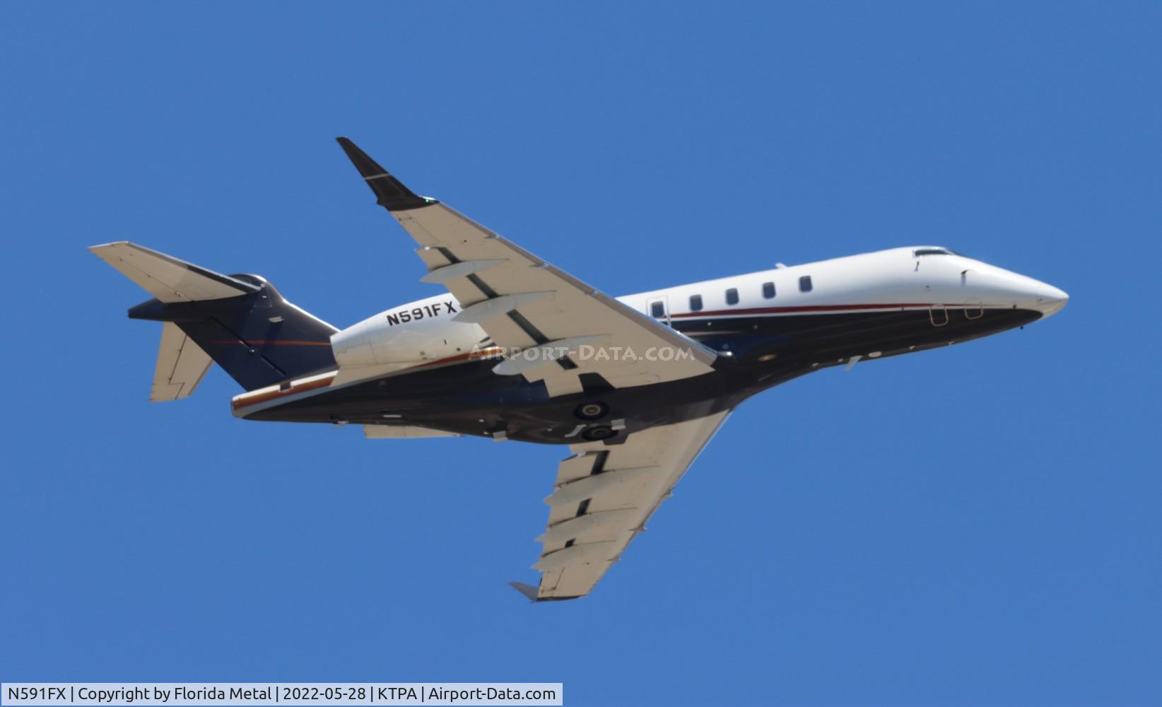 N591FX, 2019 Bombardier Challenger 350 C/N 20764, TPA 2022