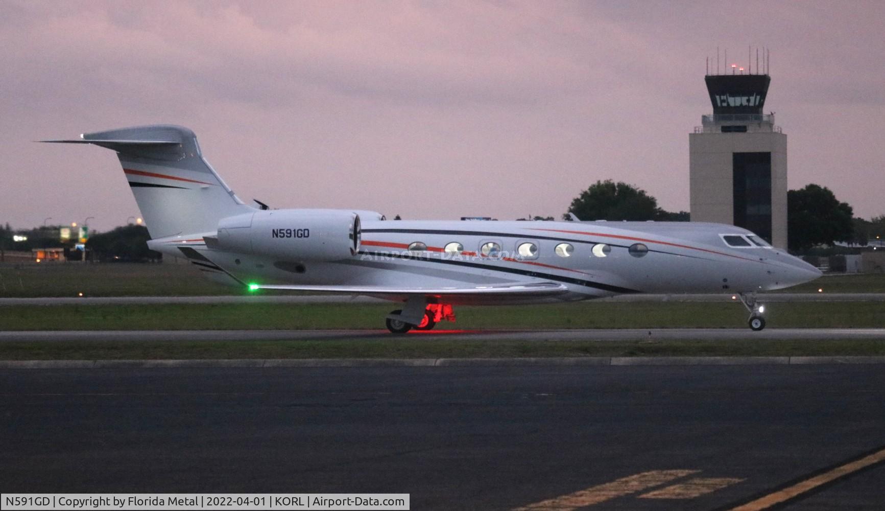N591GD, 2021 Gulfstream GVII (G500) C/N 72091, Gulfstream 500