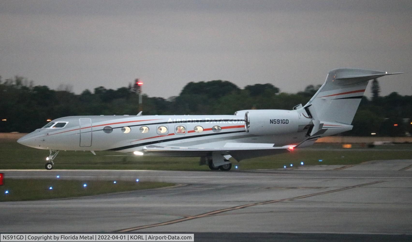 N591GD, 2021 Gulfstream GVII (G500) C/N 72091, ORL 2022