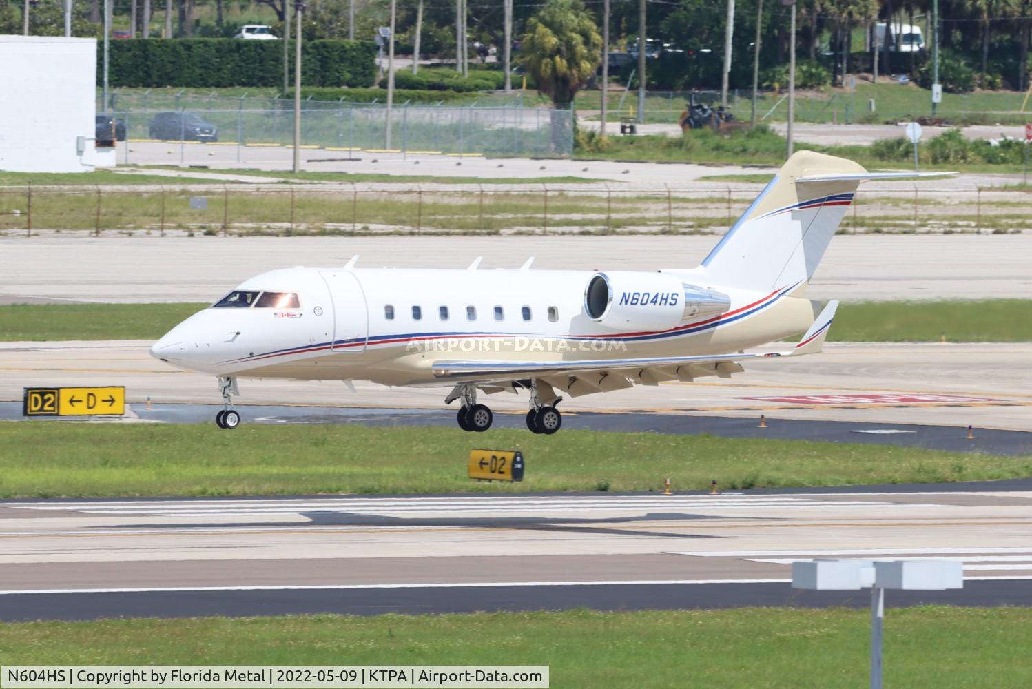 N604HS, 1996 Canadair Challenger 604 (CL-600-2B16) C/N 5311, TPA 2022
