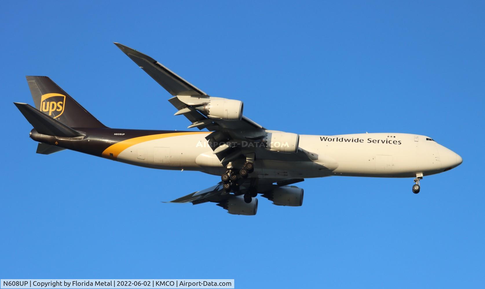 N608UP, 2018 Boeing 747-8F C/N 64255, UPS 747-8