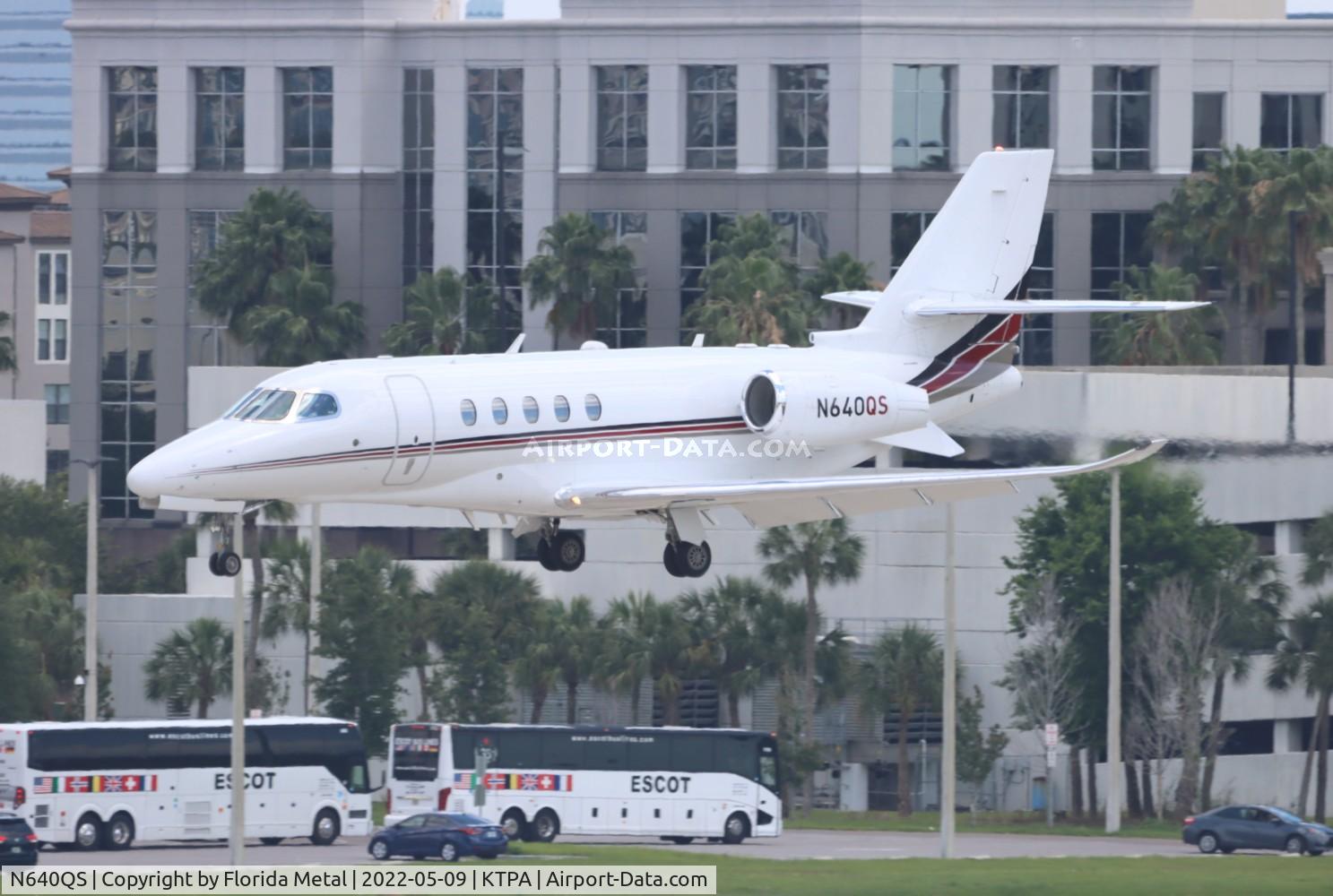 N640QS, 2020 Cessna 680A Citation Latitude C/N 680A0242, TPA 2022