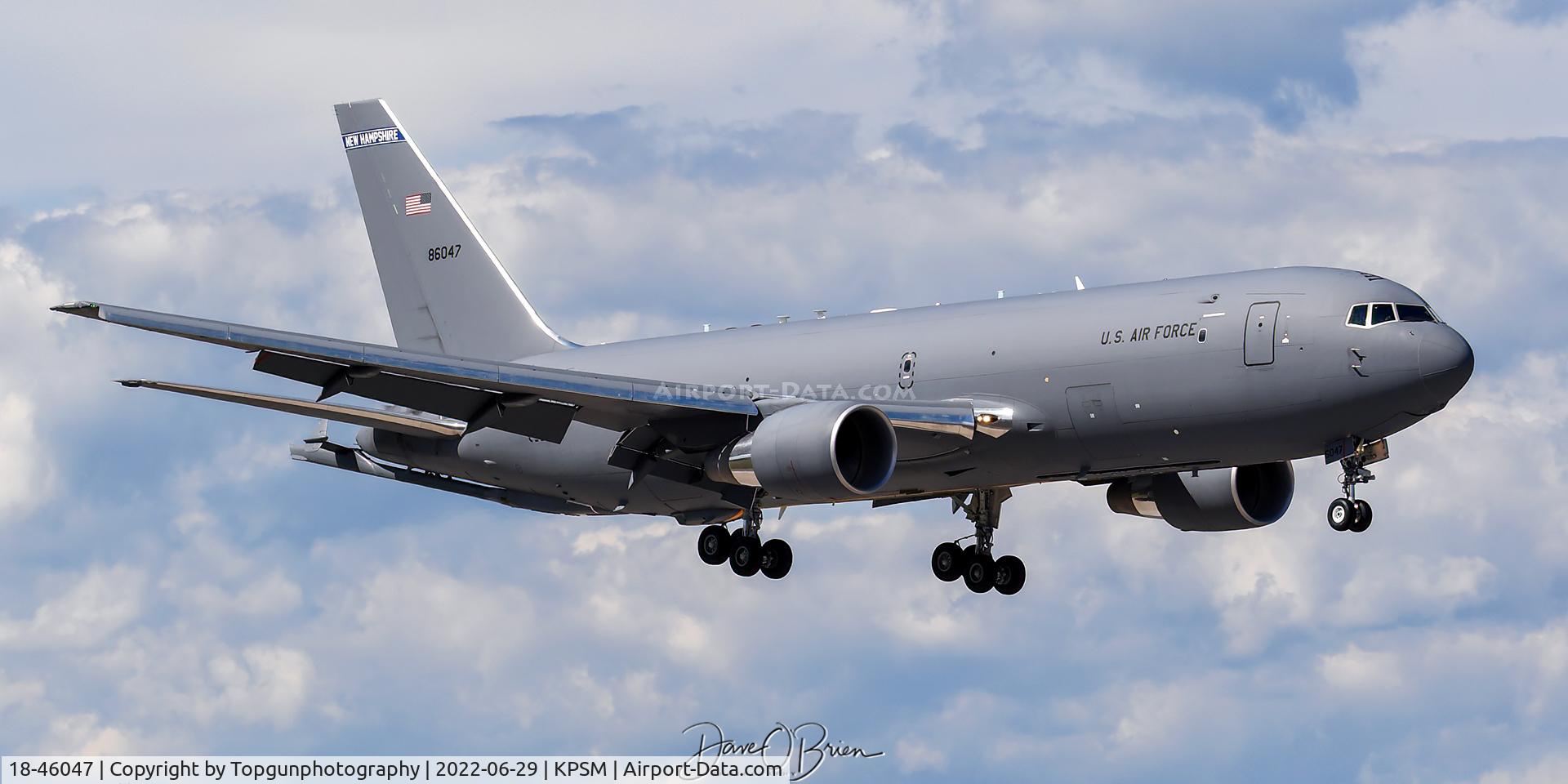 18-46047, 2019 Boeing KC-46A Pegasus C/N 41867/VH047, PACK82 coming back after an afternoon sortie