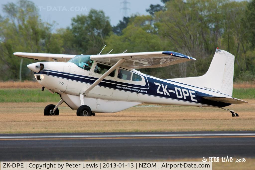 ZK-DPE, Cessna A185F Skywagon 185 C/N 18502419, Murray F Bowes, Hokitika