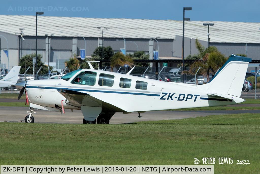 ZK-DPT, Beech A36 Bonanza 36 C/N E-759, Enfield Contracting Services Ltd., Mt Maunganui