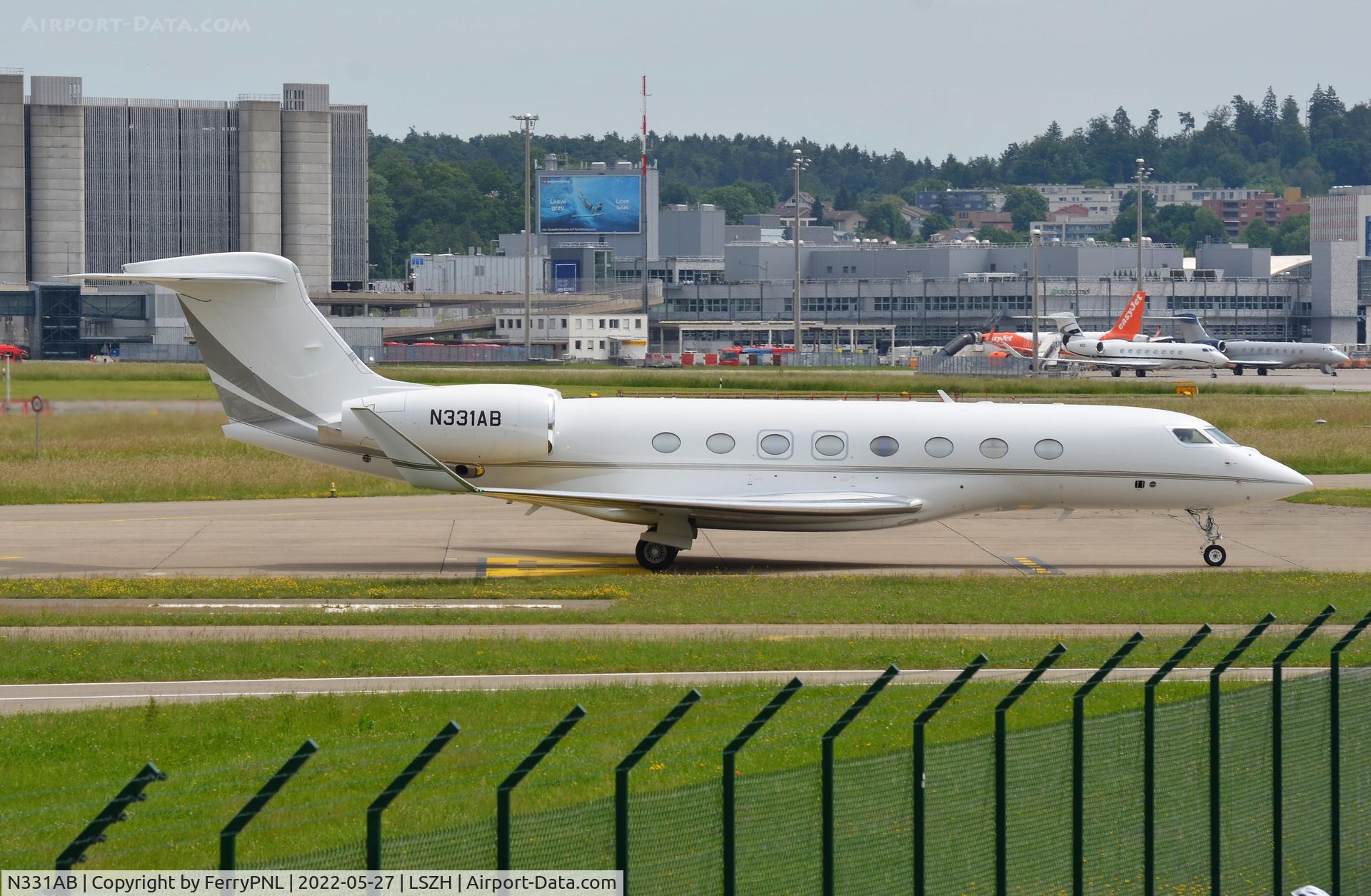 N331AB, 2022 Gulfstream G650ER C/N 6487, New G650ER