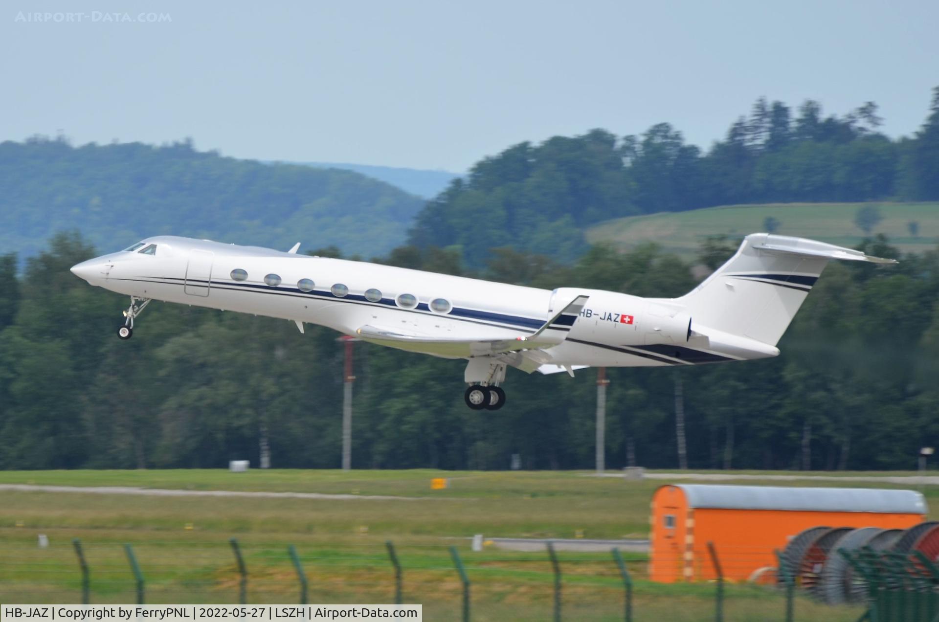 HB-JAZ, 2019 Gulfstream Aerospace GV-SP (G550) C/N 5600, Jet Aviation Business Jets G550