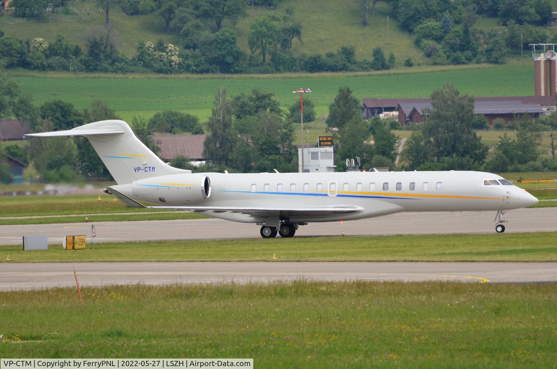 VP-CTM, 2020 Bombardier Global 7500 C/N 70054, Jet Aviation Business Jets Global 7500