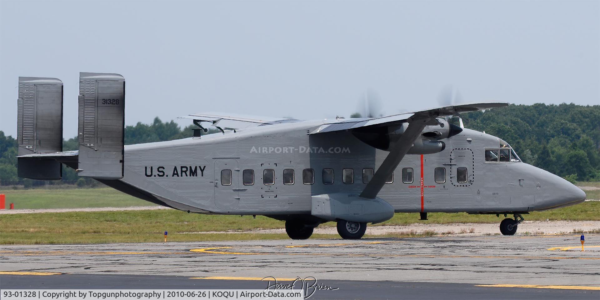 93-01328, 1994 Short C-23C Sherpa C/N SH3412/AK-012, Sherpa holding short to taxi