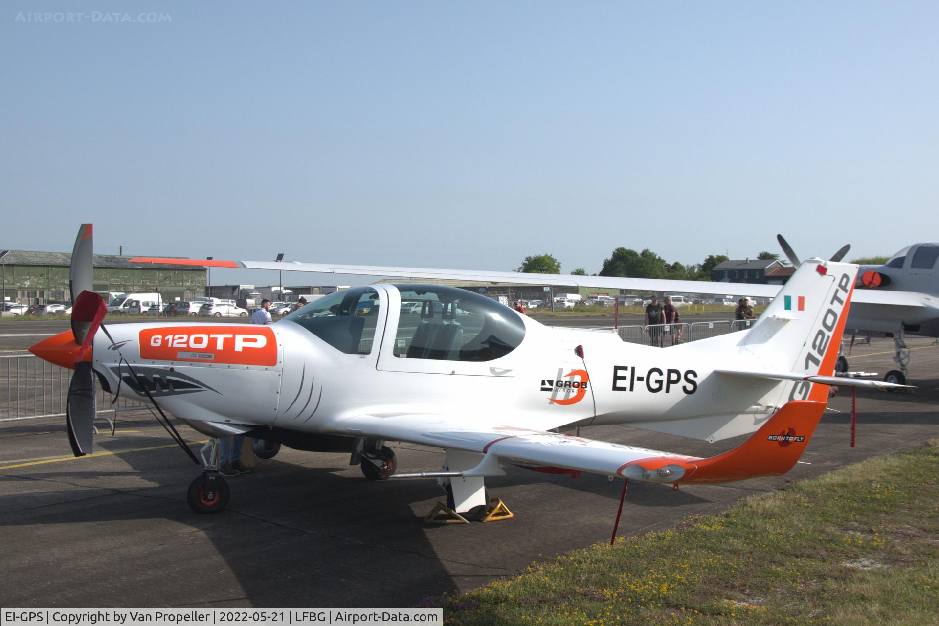 EI-GPS, Grob G120TP-A C/N 11103, Grob G 120TP-A turboprop trainer at BA709 Cognac - Châteaubernard Air Base, France, 21 may 2022.