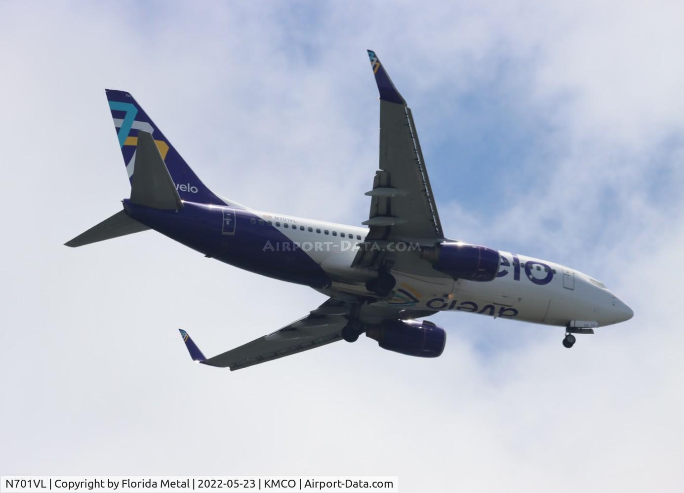 N701VL, 2008 Boeing 737-7H4 C/N 36617, MCO 2022