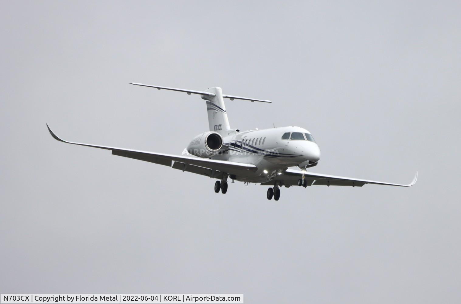 N703CX, 2017 Cessna 700 Citation Longitude C/N 700-0003, Special Olympics 2022