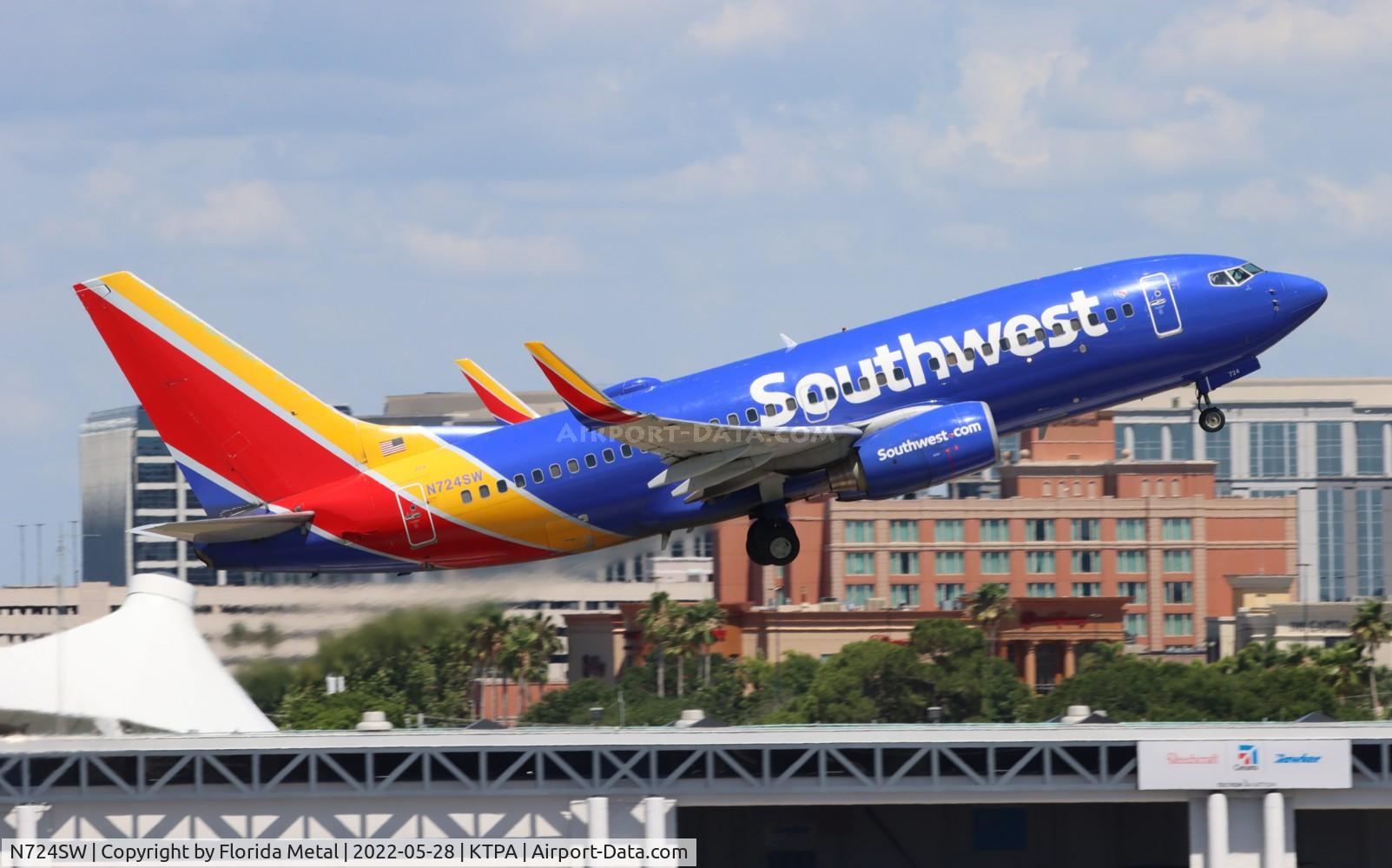 N724SW, 1999 Boeing 737-7H4 C/N 27856, TPA 2022