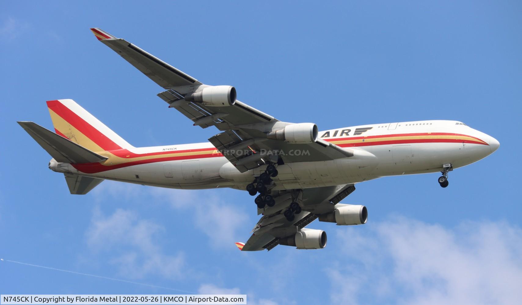 N745CK, 1998 Boeing 747-446BCF C/N 26361, MCO 2022