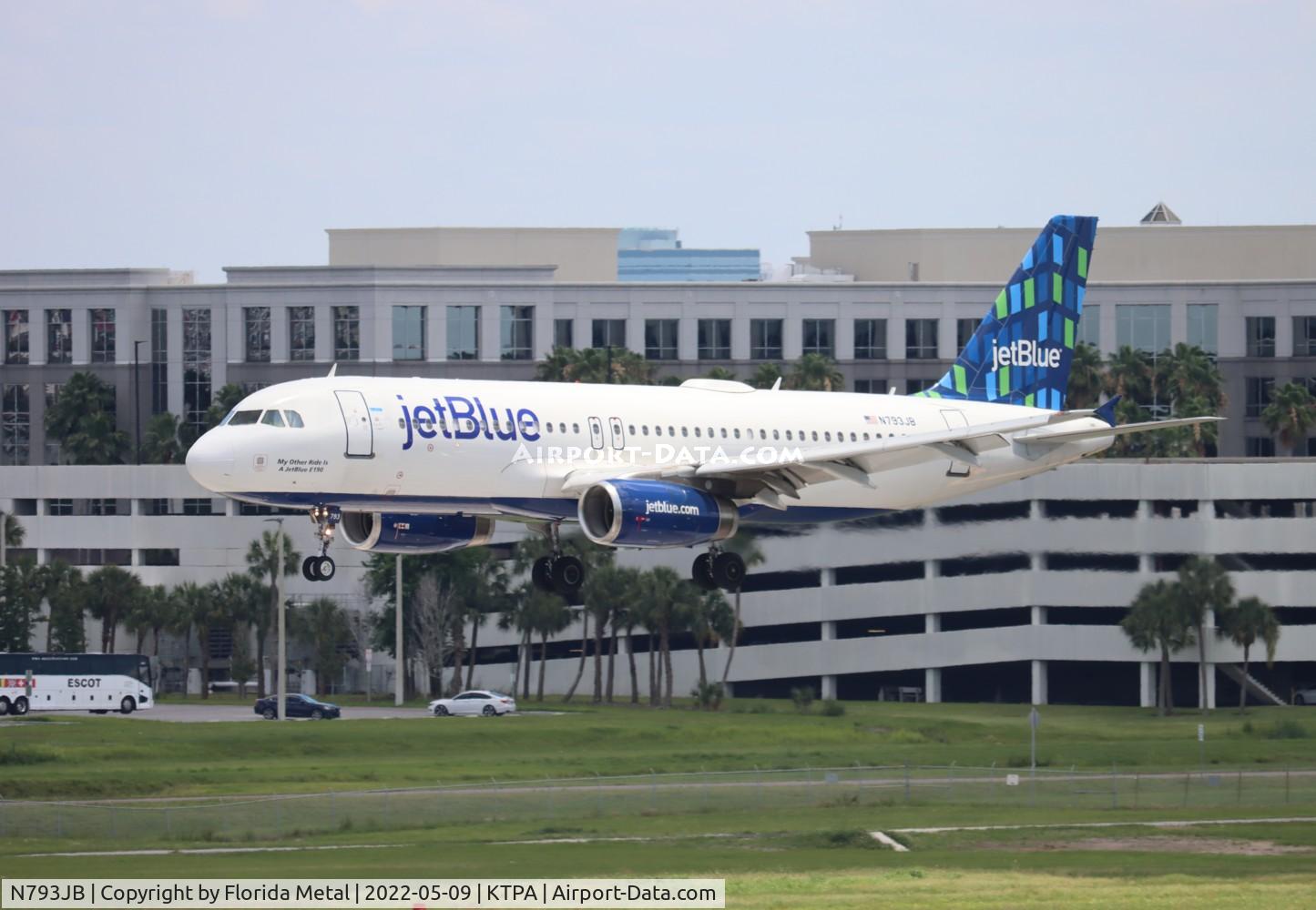 N793JB, 2011 Airbus A320-232 C/N 4647, TPA 2022