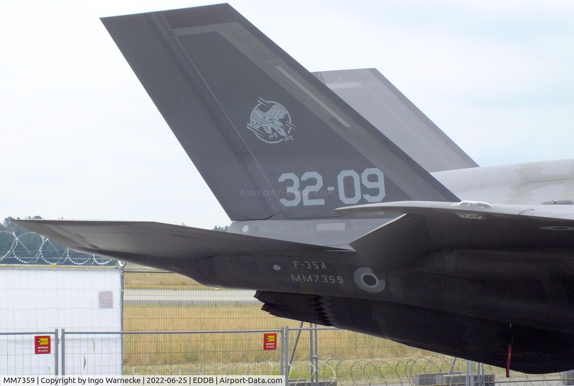 MM7359, 2017 Lockheed Martin F-35A Lightning II C/N AL-09, Lockheed Martin F-35A Lightning II of the Aeronautica Militare Italiana AMI (Italian Air Force) at ILA 2022, Berlin