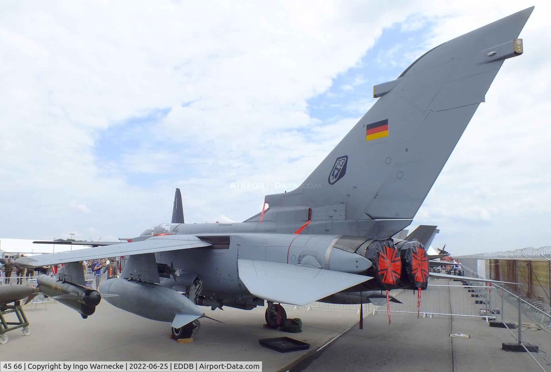 45 66, Panavia Tornado IDS C/N 667/GS210/4266, Panavia Tornado IDS of the Luftwaffe (german air force) at ILA 2022, Berlin