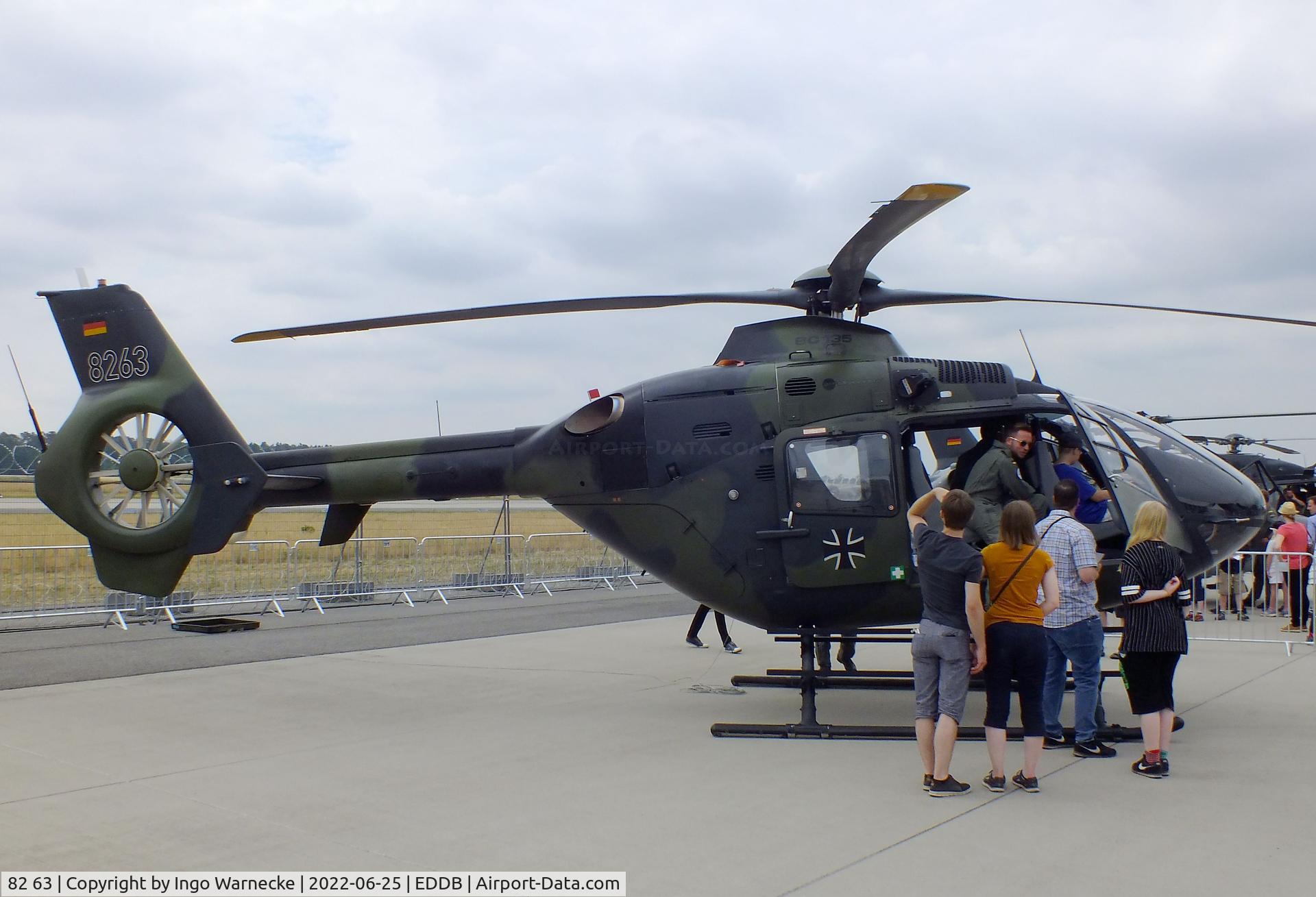 82 63, Eurocopter EC-135T-1 C/N 0116, Eurocopter EC135T-1 of the Heeresflieger (german army) at ILA 2022, Berlin