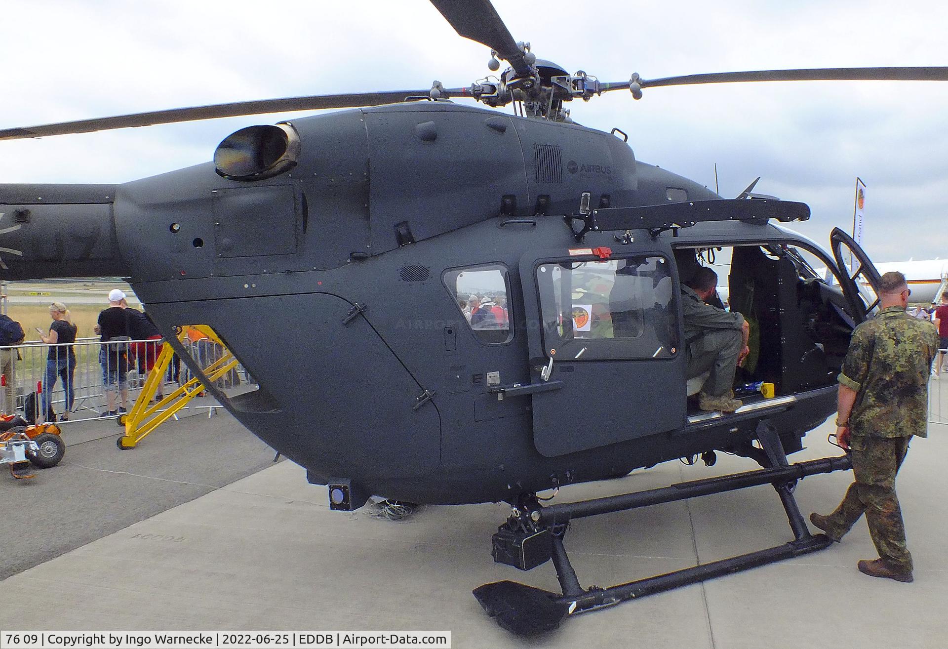 76 09, Airbus Helicopters H-145M (BK-117D-2) C/N 20096, Airbus Helicopters H145M LUH SOF of the Bundeswehr Spezialkräfte (german special operations forces) at ILA 2022, Berlin