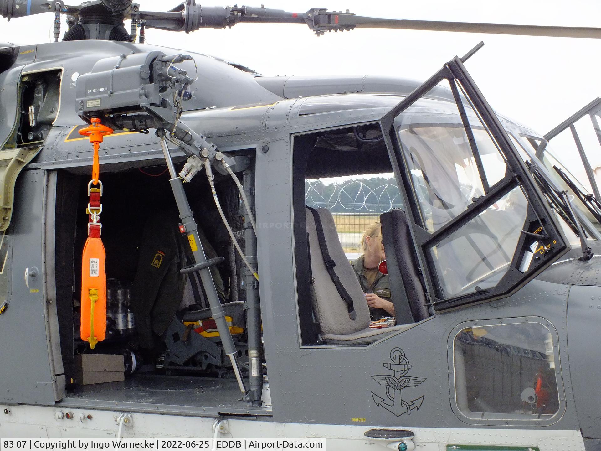 83 07, Westland Super Lynx Mk.88A C/N 421, Westland Sea Lynx / Super Lynx Mk88A of the Marineflieger (german navy) at ILA 2022, Berlin