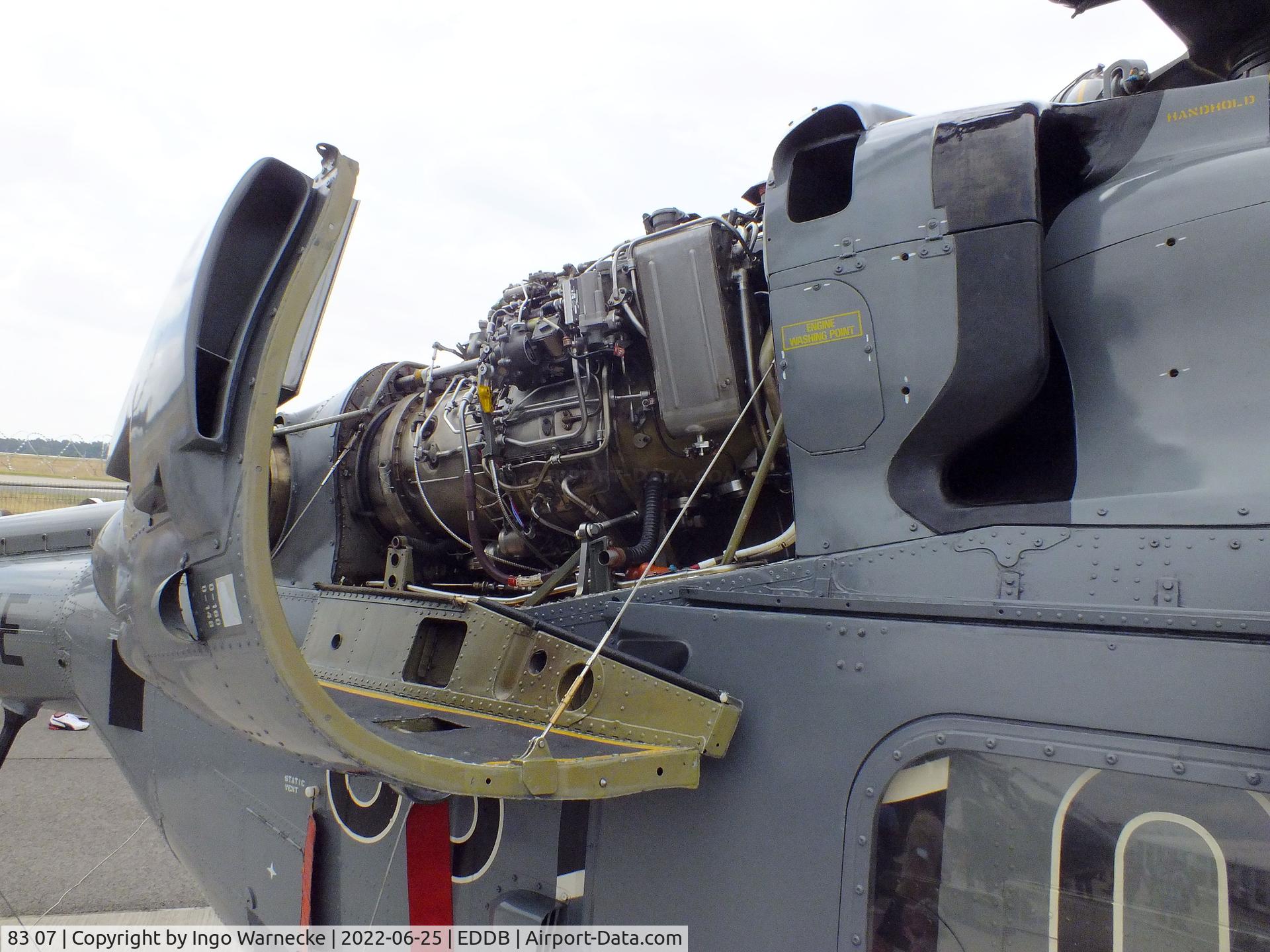 83 07, Westland Super Lynx Mk.88A C/N 421, Westland Sea Lynx / Super Lynx Mk88A of the Marineflieger (german navy) at ILA 2022, Berlin