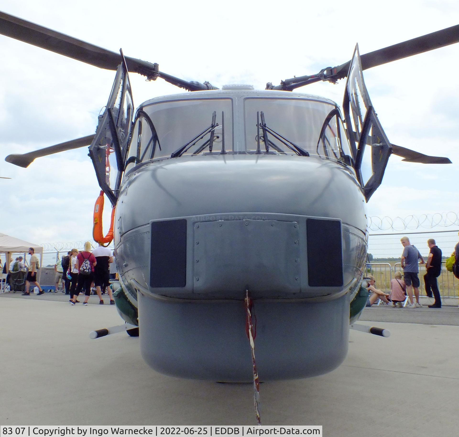 83 07, Westland Super Lynx Mk.88A C/N 421, Westland Sea Lynx / Super Lynx Mk88A of the Marineflieger (german navy) at ILA 2022, Berlin